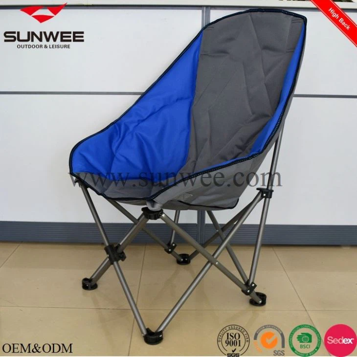 Luxury high back folding moon chair